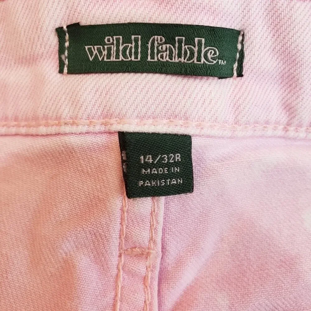 Wild Fable Highest Rise Shorts Pink Size 14